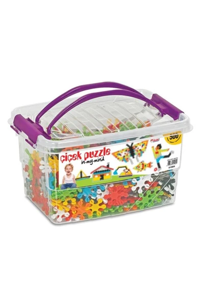 Dede Çiçek Puzzle Box Eğitici Şekiller 500 Parça - 2
