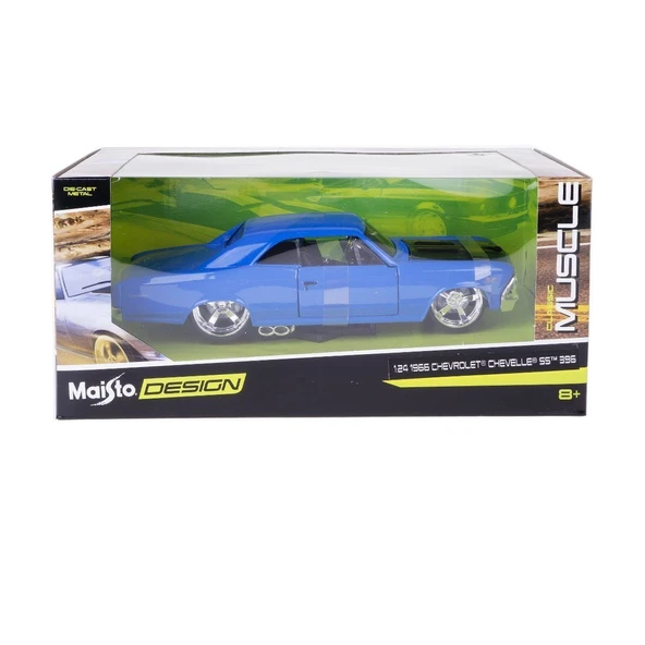 MAY 31333 1:24 1966 Chevrolet Chevelle SS 396 Model Araba