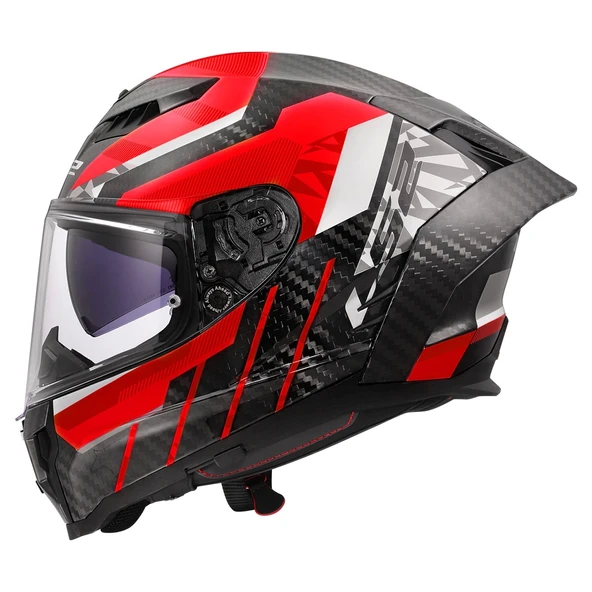 LS2 DRAGON KARBON TRAX  KASK - 2