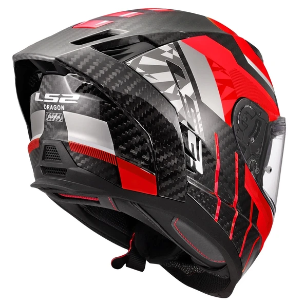 LS2 DRAGON KARBON TRAX  KASK - 4