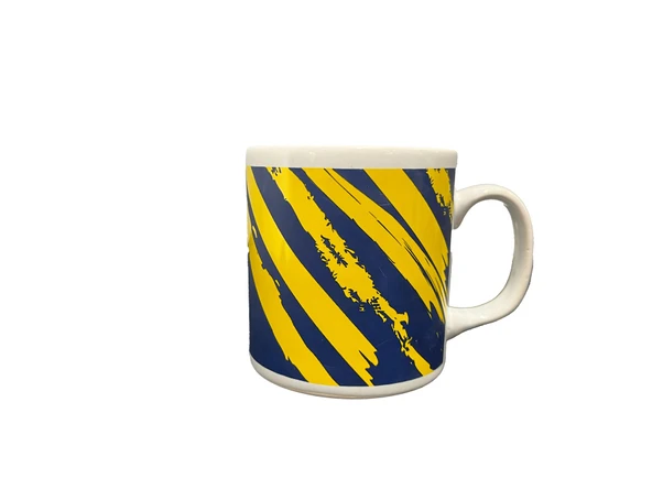 Fenerbahçe Lisanslı Kupa Lacivert Logolu Mug Hediyelik Ahşap Kutulu - 3
