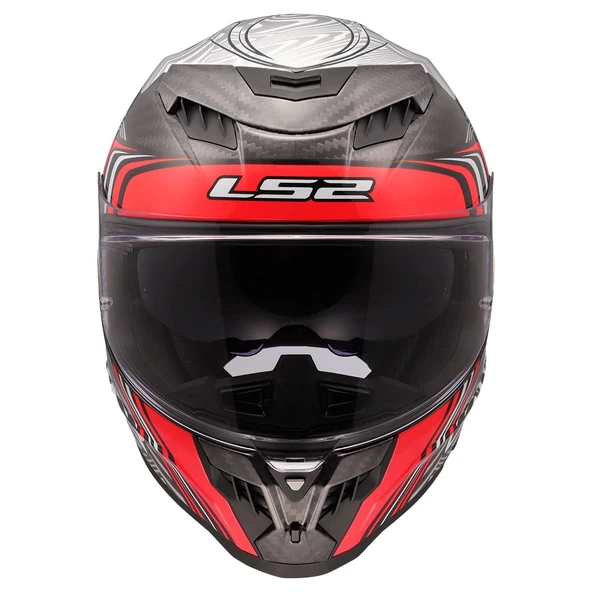 LS2 DRAGON KARBON ENTHUM  KASK - Resim 5
