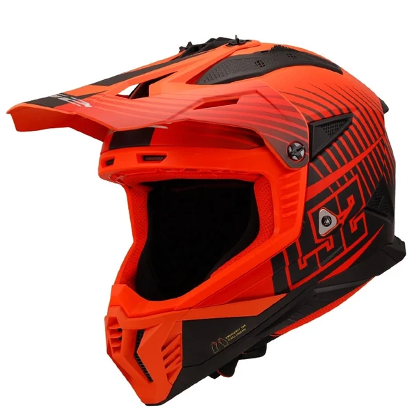 LS2 FAST 2 DUCK -KIRMIZI KASK