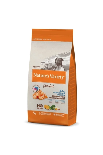 N.V Dog No Selected Mini Yetişkin Norveç Somon Lu Köepk Maması 7 Kg