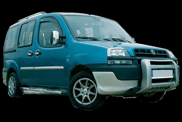 Fiat Doblo 1 Ayna Kapağı 2 Prç Abs Krom 2000-2010 - Resim 2
