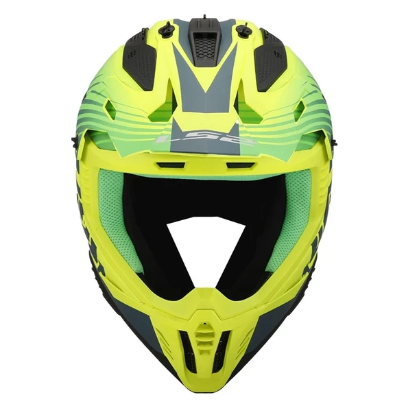 LS2 FAST 2 DUCK YEŞİL- KASK - Resim 4