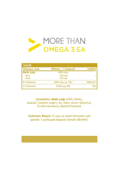MORE THAN Omega 3 EA 30 Softjel - 2