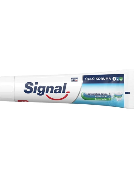 Signal Diş Macunu Üçlü Koruma 120 Ml x 4 Adet - 3
