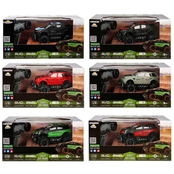 1:18 4x4 Crazy Off-Road Uzaktan Kumandalı Araba - 8