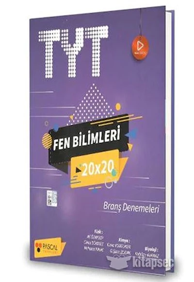 TYT Fen Bilimleri 20 x 20 Branş Denemeleri Pascal Yayınları