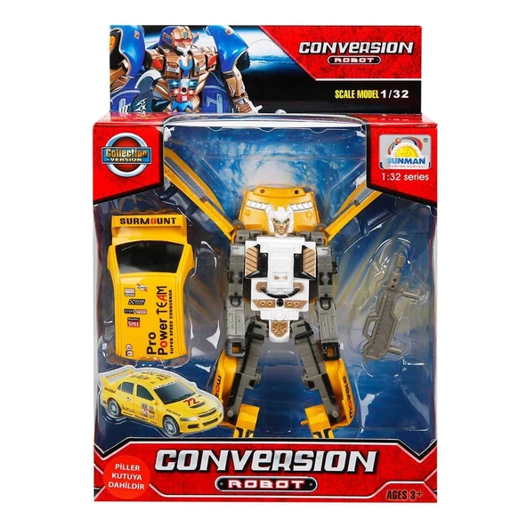 1:32 Sesli ve Işıklı Dönüşebilen Robot - 8