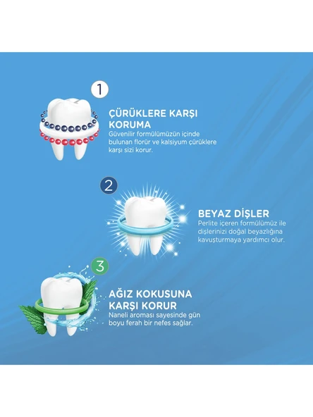 Signal Diş Macunu Üçlü Koruma 120 Ml x 3 Adet - 7