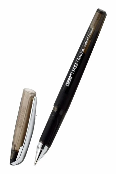 Siyah Mavi Kırmızı İmza Kalemi 3 Adet 1.00 mm Kalın Uçlu İmza Pilot Kalem Ekonomik Kaliteli Cassa 1453 İmza Kalemi - 4