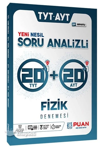 TYT AYT Fizik Soru Analizli 42 Deneme Puan Yayınları