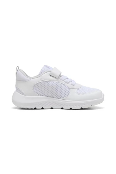 Puma Fun Racer 2 AC+ PS 400580 05 Unisex Çocuk Spor Ayakkabı Beyaz Gri 28-35 - 2
