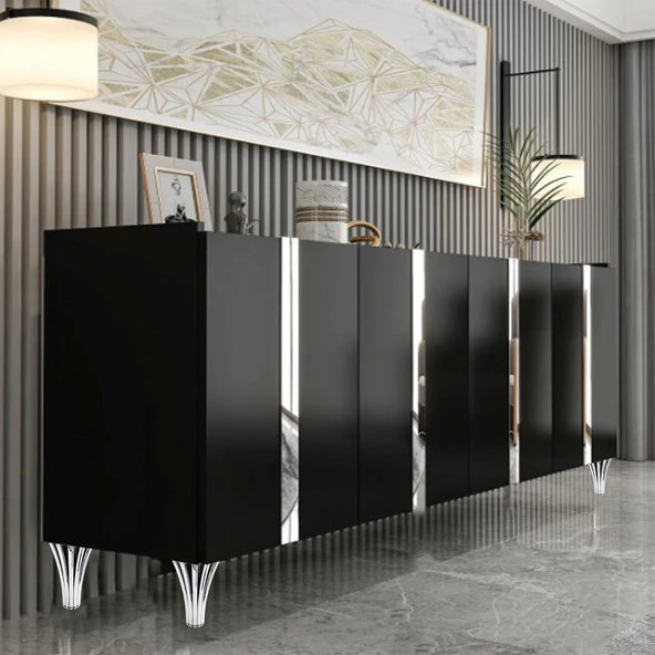 (4 ADET) İstanbul 12 cm Krom Mobilya Kanepe Koltuk Tv Ünitesi Konsol Ayağı Ayak Ayakları - Resim 6