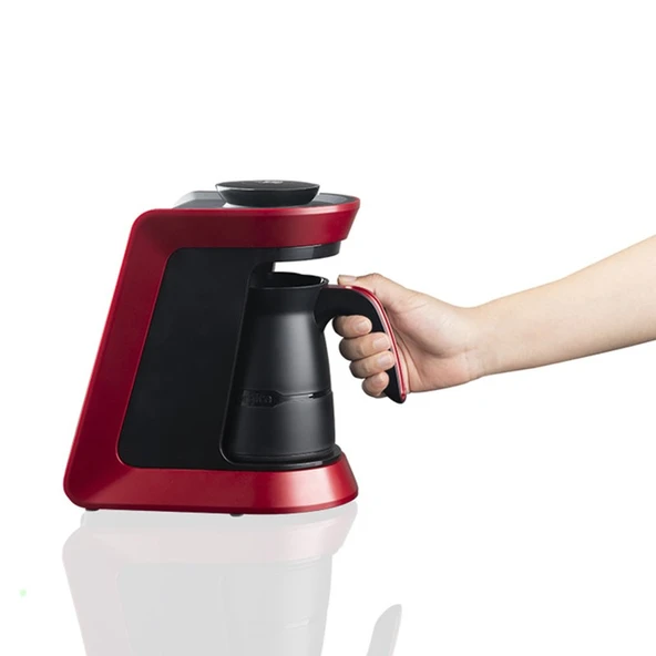 Arnica Köpüklü IH32053 Kırmızı Türk Kahve Makinesi - Resim 6