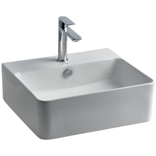 LENA TEZGAH ÜSTÜ ÇANAK LAVABO E-5175 BEYAZ