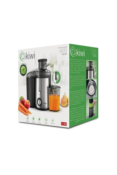 Kiwi Kcj-1807 Katı Meyve Sıkacağı 600w Siyah - 2