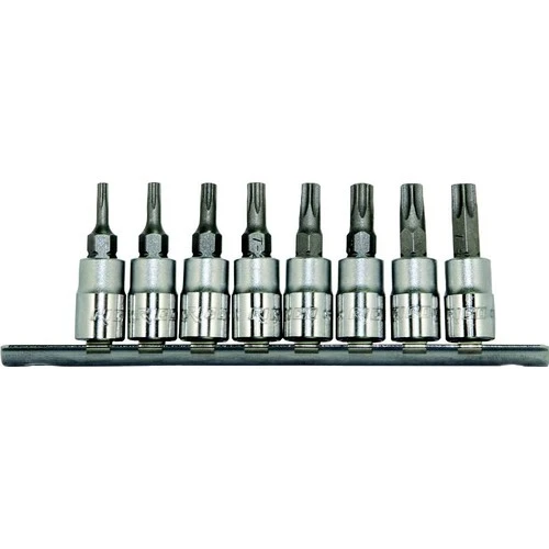 Rico 8 Parça 1/4" Lokmalı Torx Uç Seti Takımı Rc 7023