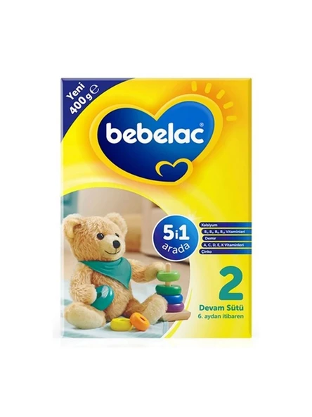 Bebelac 2 Devam Sütü 6 Ay+ 400 gr