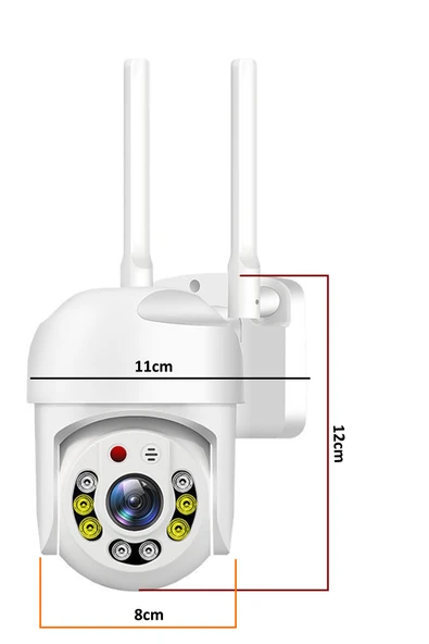 O-Kam One3011 3MP Hareketli Wifi Akıllı Kamera , Yapay Zeka, Gece Görüş, Karşılıklı Konuşma Okam Pro APP - 6