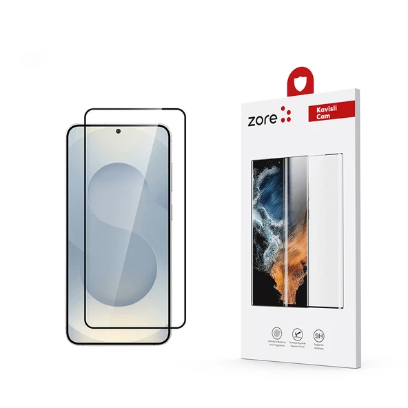 Galaxy S25 Plus Uyumlu Tam Yapışan Eğimli Cam Ekran Koruyucu ürün görseli 1