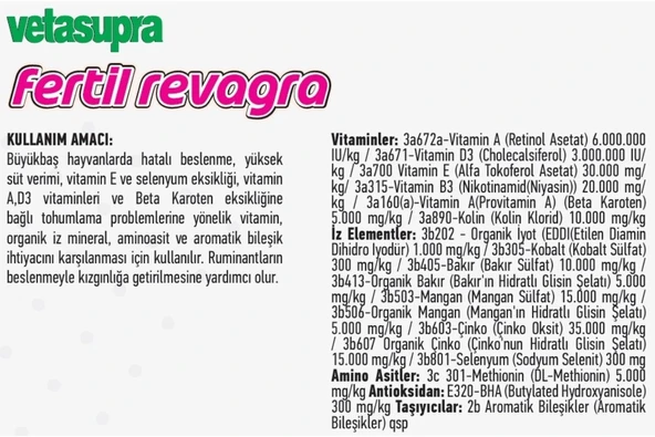 Hs Tarım Vetasupra Fertil Revagra 500gr - 5
