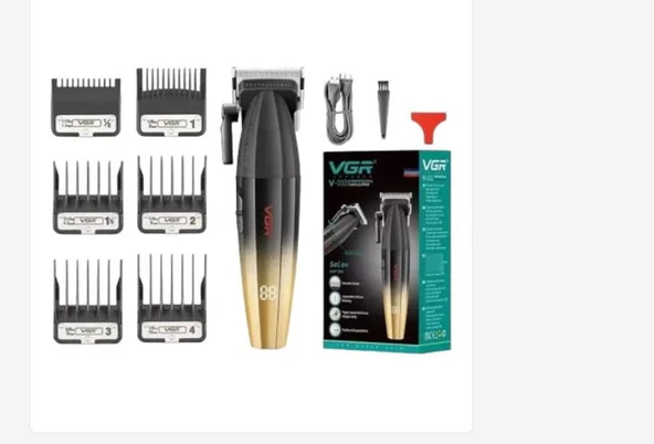 Vgr Saç Kesme Profesyonel Saç Düzeltici Elektrikli Kesme Akülü Saç Kesme Makinesi 9000RPM Giyotin Clipper Erkekler Için V-003