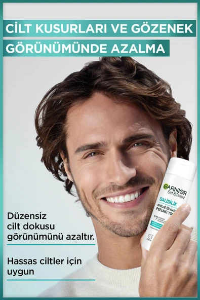 Garnier Salisilik Sivilce İzi Karşıtı Gözenek Sıkılaştırıcı Peeling Tonik Salisilik Niasinamid Skualen Aha 120 ml - 6