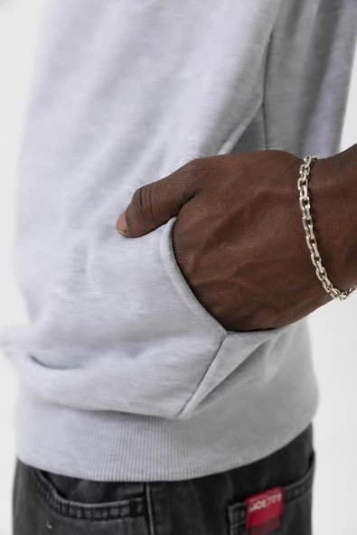 Jennie Mantra Grimelanj Erkek Kapşonlu 3ip Sweatshirt - Resim 2