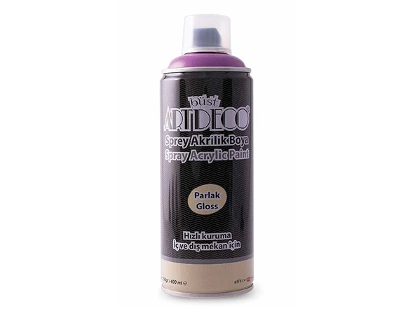 Artdeco Akrilik Sprey Boya 400ml Kızıl Mor 435