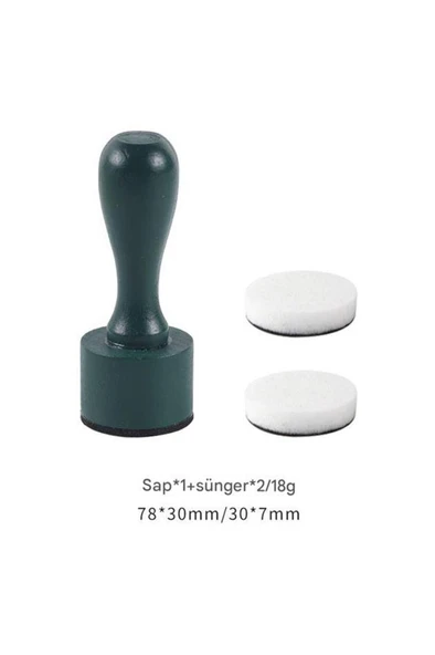 Sünger Baskı Fırçası Kolay Boyama Başlığı Stensil Şablon - 7