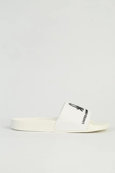 Benetton BN-1434 Anatomik Taban Erkek Terlik Beyaz 40-45 - 2