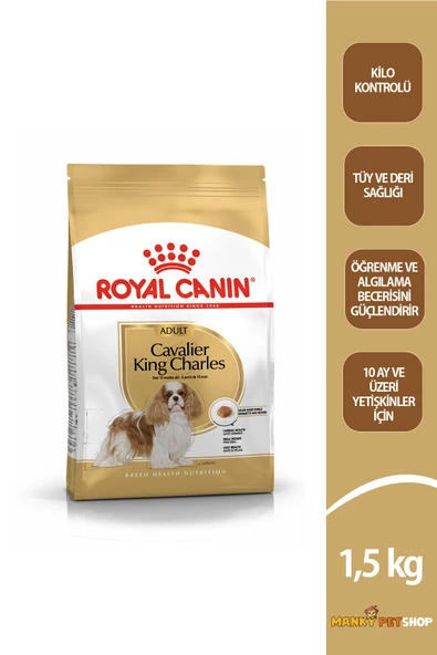 ROYAL CANİN CAVALİER KİNG CHARLES YETİŞKİN KÖPEK MAMASI 1,5 KG