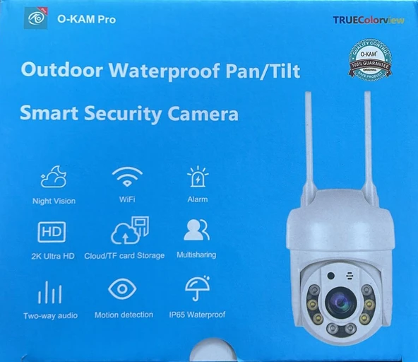 O-Kam One3011 3MP Hareketli Wifi Akıllı Kamera , Yapay Zeka, Gece Görüş, Karşılıklı Konuşma Okam Pro APP - 9