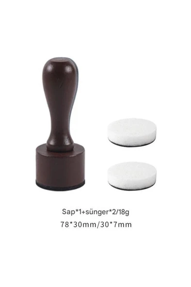 Sünger Baskı Fırçası Kolay Boyama Başlığı Stensil Şablon - 8