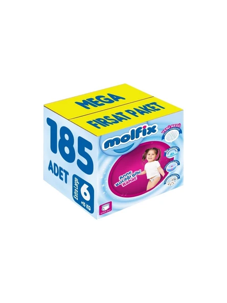 Molfix 6 Numara Extra Large 185'li Külot Bez