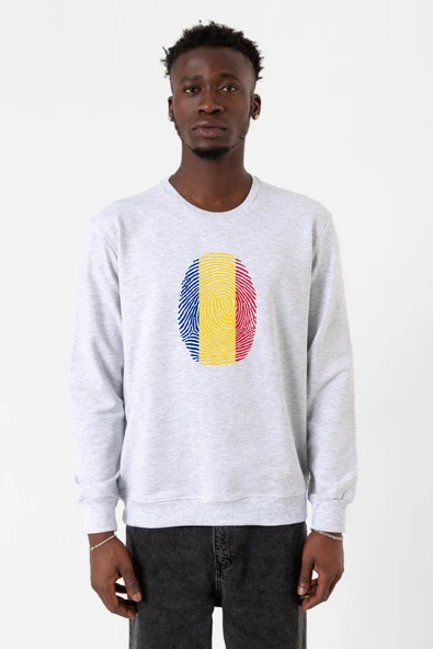 Romania Fingerprint Karmelanj Erkek 2ip Sweatshirt - 1