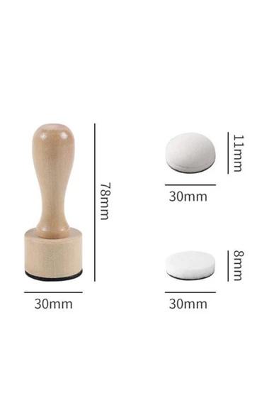 Sünger Baskı Fırçası Kolay Boyama Başlığı 10 lu Süngeri - Resim 5