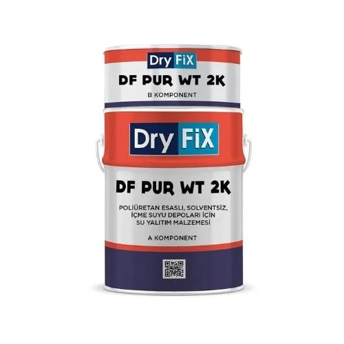 Dryfix Df Pur Wt 2K İçme Suyu Depoları İçin Poliüretan Su Yalıtımı 24 Kg Mavi