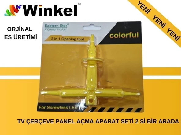 WİNKEL TV ÇERÇEVE PANEL AÇMA APARAT SETİ 2 Sİ BİR ARADA - 2