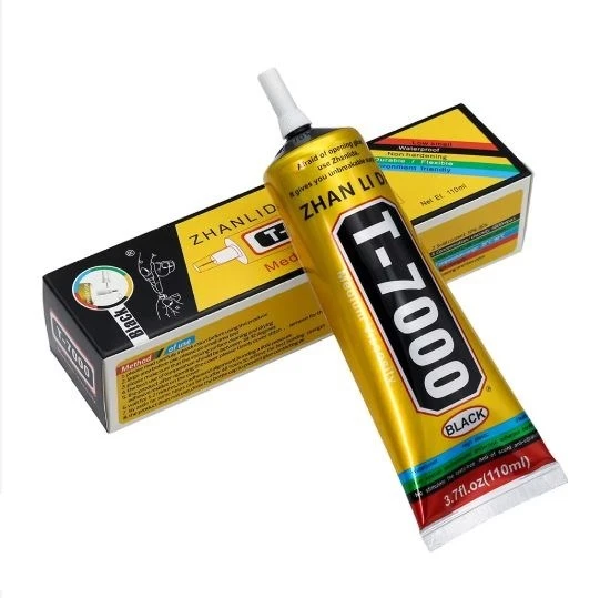 Zhanlida T7000 Ekran Dokunmatik Siyah Silikon Yapıştırıcı 110ML