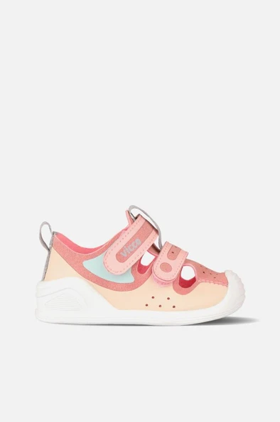 Vicco Riga 950.E24Y.214 Anatomik Taban Kız Çocuk İlk Adım Ayakkabı Pudra 19-23