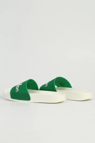 Benetton BN-1442 Anatomik Taban Unisex Terlik Beyaz Yeşil 36-40 - 3