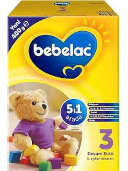 Bebelac 3 400 gr ürün görseli