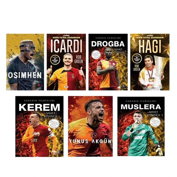 Galatasarayın Yıldız Futbolcuları Seti 7 Kitap