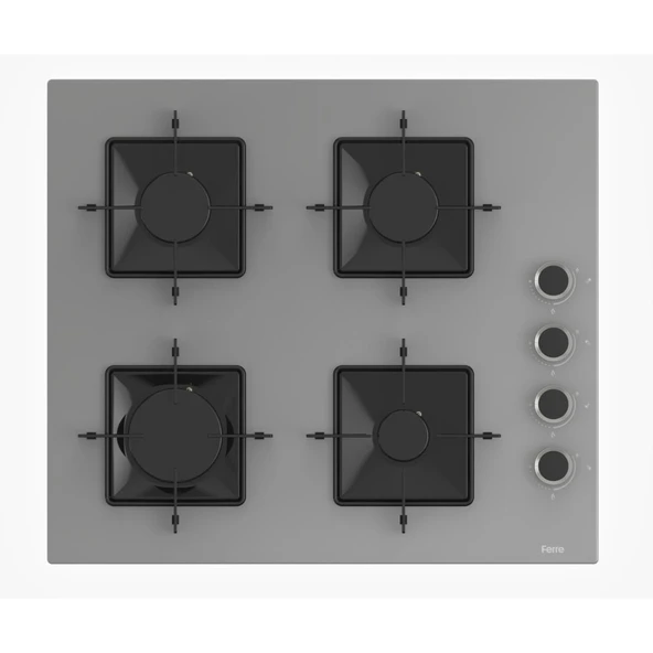 Ferre Gri Cam Ankastre Set D088 -SS208 - XE61CPR - (Elektrik Süpürgesi Hediyeli ) - 3