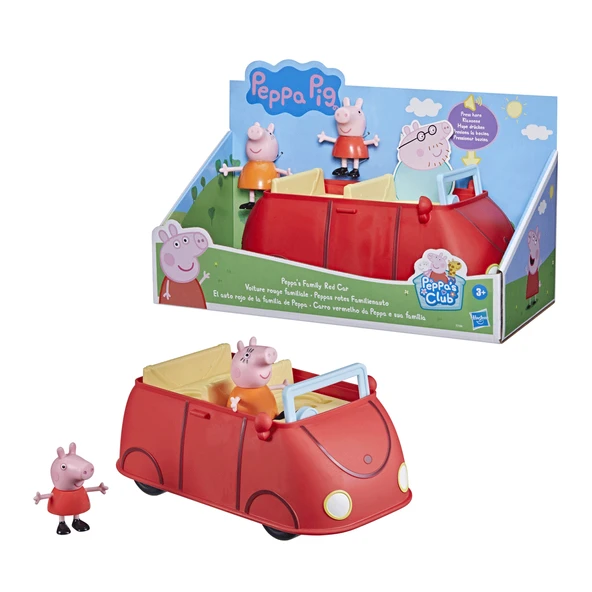 F2184 Peppa Pig Kırmızı Aile Aracı +3 yaş - 2