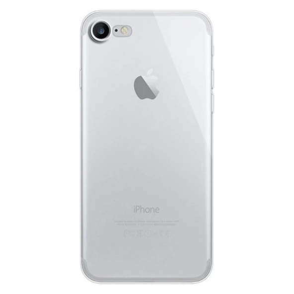 iPhone SE 2020 Uyumlu Lüx Seri Kamera Korumalı Şeffaf Silikon Kılıf